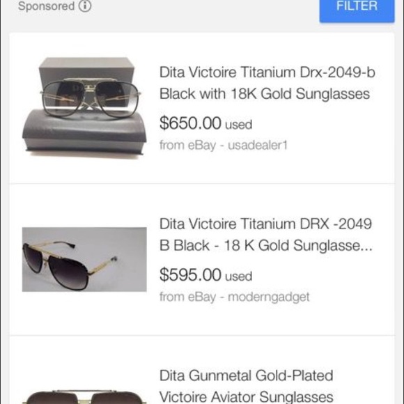 DITA VICTOIRE TITANIUM DRX2049BWith 18K GOLD - Picture 7 of 7